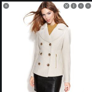 Guess White Peacoat